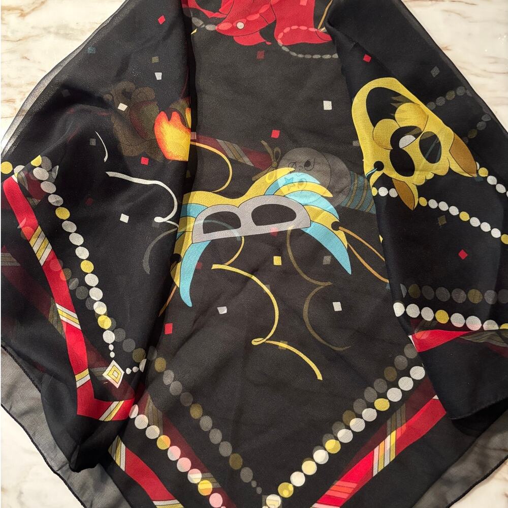 Vintage Masquerade Scarf